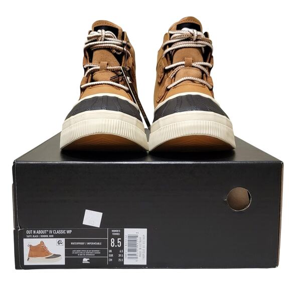 Sorel Out N About IV Classic Waterproof Duck Boots Size US 8.5 Taffy Brown/Black - Picture 6 of 6